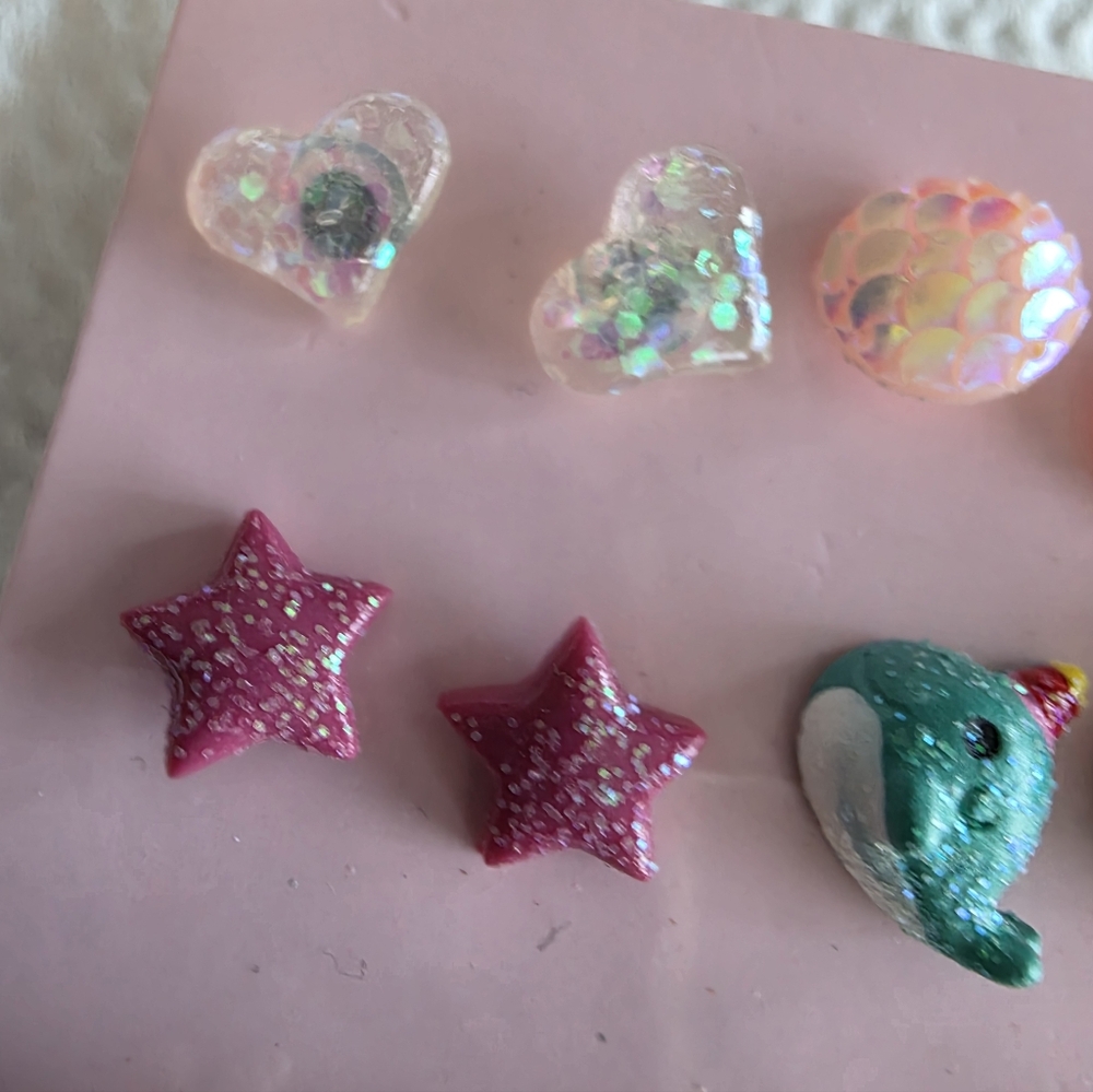 Colorful Kids Earring Set - Picture 6 of 7